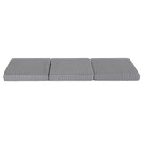 Darrahopens Furniture > Mattresses > Single Mattress Giselle Foldable Mattress Folding Sofa Bed Trifold Memory Foam Camping Cushion Mat