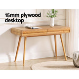 Darrahopens Furniture > Office Artiss Computer Desk Office Study Desks Table Drawers Storage Ash Wood Legs