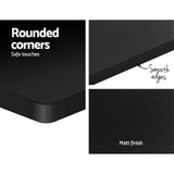 Darrahopens Furniture > Office Artiss Electric Standing Desk Height Adjustable Sit Stand Desks Black 140cm