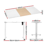 Darrahopens Furniture > Office Artiss Standing Desk Motorised Sit Stand Desks 120CM