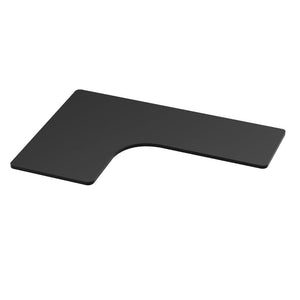 Darrahopens Furniture > Office Artiss Standing Desk Top L-shape Black 160CM