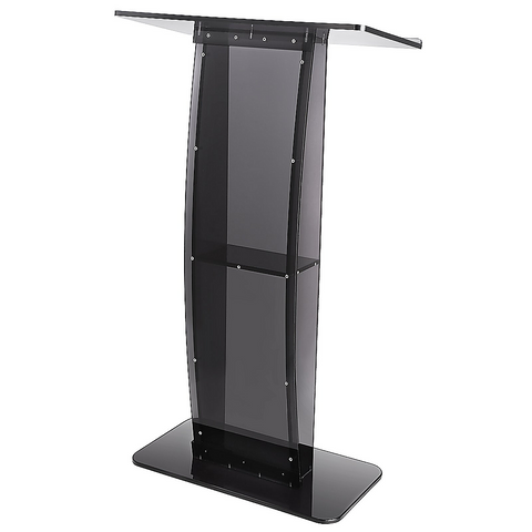 Darrahopens Furniture > Office > Desks 120cm Acrylic Podium Stand Black