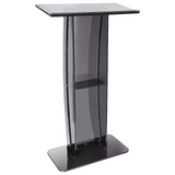 Darrahopens Furniture > Office > Desks 120cm Acrylic Podium Stand Black