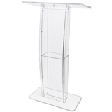 Darrahopens Furniture > Office > Desks 120cm Acrylic Podium Stand Transparent