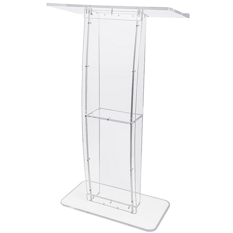 Darrahopens Furniture > Office > Desks 120cm Acrylic Podium Stand Transparent