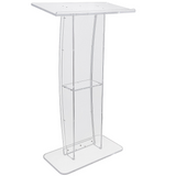 Darrahopens Furniture > Office > Desks 120cm Acrylic Podium Stand Transparent