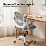 Darrahopens Furniture > Office > Desks Artiss Computer Desk & Ergonomic Office Chair Set 120cm Home Office Study Desk with 3 Drawers & 3 Shelves, Mesh Computer Chair with Flip-Up Armrests In Australia - Darrahopens