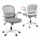 Darrahopens Furniture > Office > Desks Artiss Computer Desk & Ergonomic Office Chair Set 120cm Home Office Study Desk with 3 Drawers & 3 Shelves, Mesh Computer Chair with Flip-Up Armrests In Australia - Darrahopens