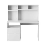 Darrahopens Furniture > Office > Desks Artiss Computer Desk Office Study Desks Table Bookshelf Drawer White 120cm In Australia - Darrahopens