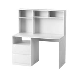 Darrahopens Furniture > Office > Desks Artiss Computer Desk Office Study Desks Table Bookshelf Drawer White 120cm In Australia - Darrahopens