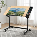 Darrahopens Furniture > Office > Desks Artiss Drafting Table Drawing Desk Art Desk Multi-Functional Craft Drawing Table