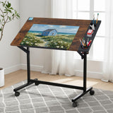 Darrahopens Furniture > Office > Desks Artiss Drafting Table Drawing Desk Art Desk Multi-Functional Craft Drawing Table