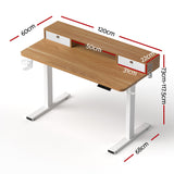 Darrahopens Furniture > Office > Desks Artiss Electric Standing Desk Height Adjustable Sit Stand Desk Home Office