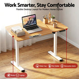 Darrahopens Furniture > Office > Desks Artiss Electric Standing Desk Height Adjustable Sit Stand Desk Tilting Top