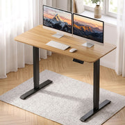 Darrahopens Furniture > Office > Desks Artiss Electric Standing Desk Height Adjustable Table 120cm Natural Black In Australia - Darrahopens