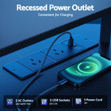 Darrahopens Furniture > Office > Desks Artiss L-Shape Gaming Desk Computer Desks RGB LED Power Outlet 130cm Black In Australia - Darrahopens