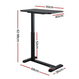 Darrahopens Furniture > Office > Desks Artiss Laptop Desk Height Adjustable Mobile Workstation Computer Desks 70CM