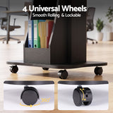 Darrahopens Furniture > Office > Desks Artiss Mobile Podium Stand with Lockable Wheels Height Adjustable Laptop Desk Black In Australia - Darrahopens