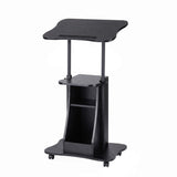 Darrahopens Furniture > Office > Desks Artiss Mobile Podium Stand with Lockable Wheels Height Adjustable Laptop Desk Black In Australia - Darrahopens