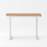 Darrahopens Furniture > Office > Desks Artiss Motorised Standing Desk with Storage Drawer 120cm Wood White In Australia - Darrahopens