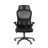 Darrahopens Furniture > Office > Desks Artiss Office Desk and Chair Set L Shaped Computer Desk 136cm with 2 Tier Storage Shelves, Ergonomic Mesh Office Chair with Adjustable Headrest, Flip-Up Armrests & Lumbar Support In Australia - Darrahopens