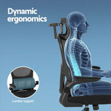 Darrahopens Furniture > Office > Desks Artiss Office Desk and Chair Set L Shaped Computer Desk 136cm with 2 Tier Storage Shelves, Ergonomic Mesh Office Chair with Adjustable Headrest, Flip-Up Armrests & Lumbar Support In Australia - Darrahopens