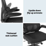 Darrahopens Furniture > Office > Desks Artiss Office Desk and Chair Set L Shaped Computer Desk 136cm with 2 Tier Storage Shelves, Ergonomic Mesh Office Chair with Adjustable Headrest, Flip-Up Armrests & Lumbar Support In Australia - Darrahopens