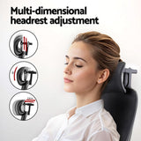 Darrahopens Furniture > Office > Desks Artiss Office Desk and Chair Set L Shaped Computer Desk 136cm with 2 Tier Storage Shelves, Ergonomic Mesh Office Chair with Adjustable Headrest, Flip-Up Armrests & Lumbar Support In Australia - Darrahopens