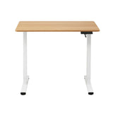 Darrahopens Furniture > Office > Desks Artiss Standing Desk Electric Adjustable Ergonomic Office Table 100cm Oak In Australia - Darrahopens