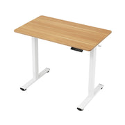Darrahopens Furniture > Office > Desks Artiss Standing Desk Electric Adjustable Ergonomic Office Table 100cm Oak In Australia - Darrahopens
