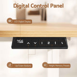 Artiss Standing Desk Electric Adjustable Ergonomic Office Table 100cm Oak In Australia - Darrahopens