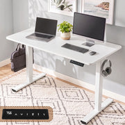 Darrahopens Furniture > Office > Desks Artiss Standing Desk Electric Adjustable Ergonomic Office Table 100cm White In Australia - Darrahopens