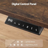 Darrahopens Furniture > Office > Desks Artiss Standing Desk Height Adjustable 140cm Ergonomic Office Desk Brown In Australia - Darrahopens