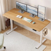 Darrahopens Furniture > Office > Desks Artiss Standing Desk Height Adjustable 140cm Ergonomic Office Desk Oak In Australia - Darrahopens