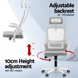 Darrahopens Furniture > Office > Desks Artiss Standing Desk Office Chair Sit Stand Ergonomic Combo 140cm White In Australia - Darrahopens