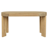 Darrahopens Furniture > Office > Desks Brentwood 2 Drawer Oval Desk (Natural)