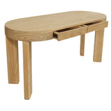 Darrahopens Furniture > Office > Desks Brentwood 2 Drawer Oval Desk (Natural)