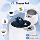 Darrahopens Furniture > Office > Desks Devanti Portable Steam Sauna Tent 1000W 2L Steamer Pot Personal Home SPA Timer