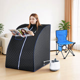 Darrahopens Furniture > Office > Desks Devanti Portable Steam Sauna Tent 1000W 2L Steamer Pot Personal Home SPA Timer
