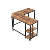 Darrahopens Furniture > Office �L-Shaped Desk with Shelves