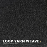 Darrahopens Furniture > Office > Office & Desk Chairs 2 Set Office Desk Chair - Loop Yarn Fabric Home Swivel Chair Cut-Out Seat HALO BLACK