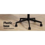 Darrahopens Furniture > Office > Office & Desk Chairs Artiss Mesh Office Chair Computer Gaming Desk Chairs Work Study Mid Back Black