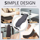 Darrahopens Furniture > Office > Office & Desk Chairs Computer Adjustable Ergonomic Arm Rest for Desk, 180° Rotating and 90° Folding Arm Support, Suitable for Office and Home Use（black）