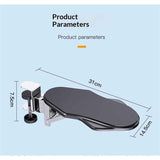 Darrahopens Furniture > Office > Office & Desk Chairs Computer Adjustable Ergonomic Arm Rest for Desk, 180° Rotating and 90° Folding Arm Support, Suitable for Office and Home Use（black）