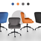 Darrahopens Furniture > Office > Office & Desk Chairs Desk Armchair - Home Office Swivel Chair Adjustable Height Seat PLUME GREY