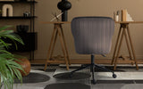 Darrahopens Furniture > Office > Office & Desk Chairs Desk Armchair - Home Office Swivel Chair Adjustable Height Seat PLUME GREY