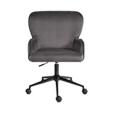 Darrahopens Furniture > Office > Office & Desk Chairs Desk Armchair - Home Office Swivel Chair Adjustable Height Seat PLUME GREY