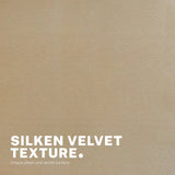 Darrahopens Furniture > Office > Office & Desk Chairs Office Desk Chair - Velvet Armless Swivel Study Seat OVOID PALE KHAKI
