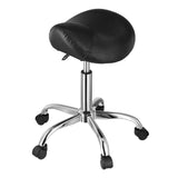 Darrahopens Furniture > Office > Office & Desk Chairs VEVOR Saddle Rolling Stool, PU Leather Rolling Stool with Wheels, 360° Swivel Drafting Stool with Thickened Cushion, Height Adjustable Rolling Work SPA Stool, for Office, Home, Salon & Bar, Black