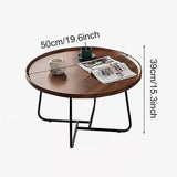 Darrahopens Furniture > Office Side Table for Living Room Round Coffee Table